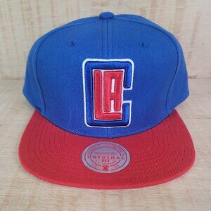 Los Angeles Clippers Hat Cap NBA Basketball Mitchell & Ness Adjustable Snapback